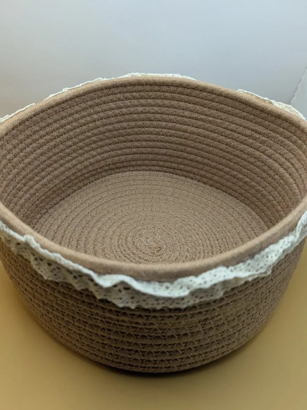 Woven Basket set of 3 baskets. Largest is 9